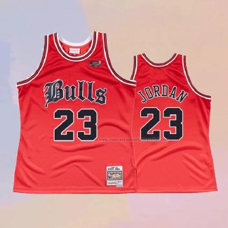 Camiseta Chicago Bulls Michael Jordan NO 23 Retro Rojo2