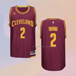 Camiseta Cleveland Cavaliers Kyrie Irving NO 2 Retro Rojo