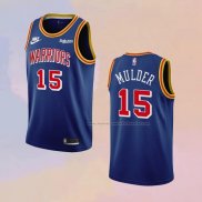 Camiseta Golden State Warriors Mychal Mulder NO 15 75th Anniversary Azul