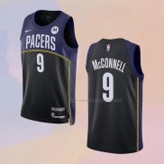 Camiseta Indiana Pacers T.J. McConnell NO 9 Ciudad 2022-23 Azul