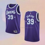 Camiseta Los Angeles Lakers Dwight Howard NO 39 Ciudad Edition 2021-22 Violeta