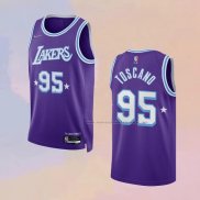 Camiseta Los Angeles Lakers Juan Toscano-Anderson NO 95 Ciudad 2021-22 Violeta