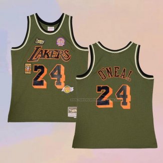 Camiseta Los Angeles Lakers Kobe Bryant NO 24 Mitchell & Ness Verde