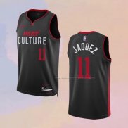 Camiseta Miami Heat Jaime Jaquez JR. NO 11 Ciudad 2023-24 Negro