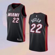 Camiseta Miami Heat Jimmy Butler NO 22 Icon 2020-21 Negro