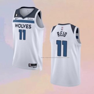 Camiseta Minnesota Timberwolves Naz Reid NO 11 Association Blanco