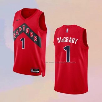 Camiseta Toronto Raptors Tracy Mcgrady NO 1 Icon 2022-23 Rojo