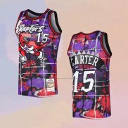 Camiseta Toronto Raptors Vince Carter NO 15 Mitchell & Ness Lunar New Year Violeta