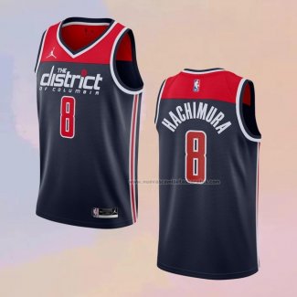 Camiseta Washington Wizards Rui Hachimura NO 8 Statement 2020-21 Azul