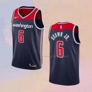 Camiseta Washington Wizards Troy Brown Jr. NO 6 Statement Azul