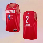 Camiseta All Star 2020 Los Angeles Clippers Kawhi Leonard NO 2 Rojo