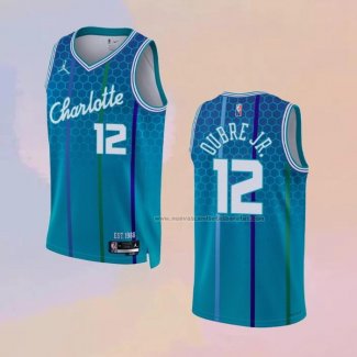 Camiseta Charlotte Hornets Kelly Oubre JR. NO 12 Ciudad 2021-22 Azul