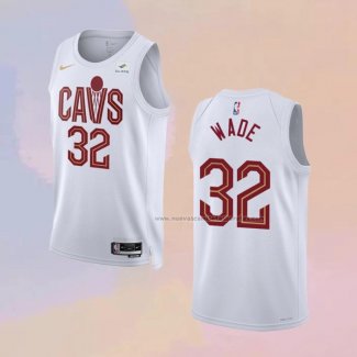 Camiseta Cleveland Cavaliers Dean Wade NO 32 Association 2022-23 Blanco