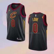 Camiseta Cleveland Cavaliers Kevin Love NO 0 Statement 2020-21 Negro