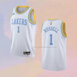 Camiseta Los Angeles Lakers D'Angelo Russell NO 1 Classic 2022-23 Blanco