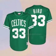 Camiseta Manga Corta Boston Celtics Larry Bird NO 33 Verde