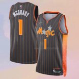 Camiseta Orlando Magic Tracy Mcgrady NO 1 Ciudad 2021-22 Marron