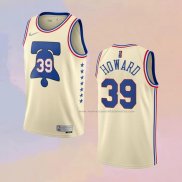 Camiseta Philadelphia 76ers Dwight Howard NO 39 Earned 2020-21 Crema