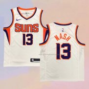 Camiseta Phoenix Suns Steve Nash NO 13 Association Blanco