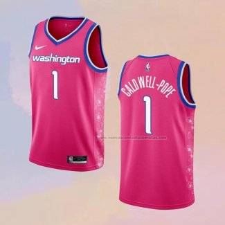 Camiseta Washington Wizards Kentavious Caldwell-Pope NO 1 Ciudad 2022-23 Rosa