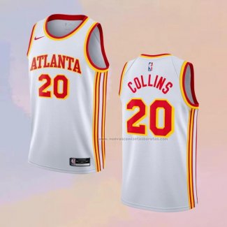 Camiseta Atlanta Hawks John Collins NO 20 Association 2020-21 Blanco