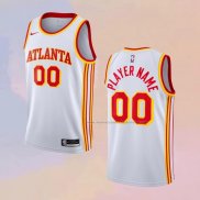 Camiseta Atlanta Hawks Personalizada Association 2020-21 Blanco