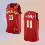 Camiseta Atlanta Hawks Trae Young NO 11 Icon 2022-23 Rojo