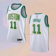 Camiseta Boston Celtics Kyrie Irving NO 11 Ciudad Blanco