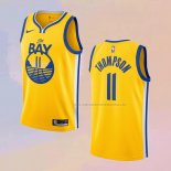 Camiseta Golden State Warriors Klay Thompson NO 11 Statement Oro