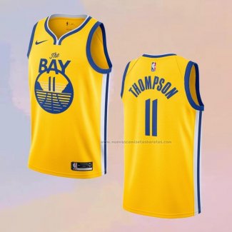 Camiseta Golden State Warriors Klay Thompson NO 11 Statement Oro