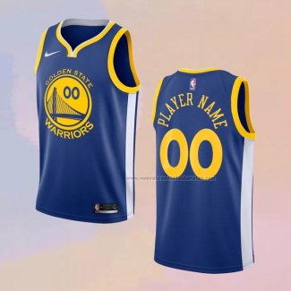 Camiseta Golden State Warriors Personalizada Icon 2018-19 Azul