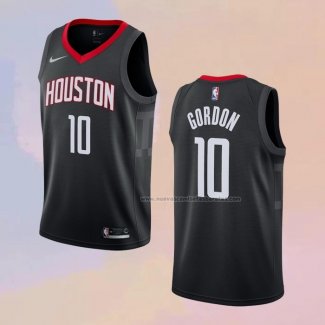 Camiseta Houston Rockets Eric Gordon NO 10 Statement Negro