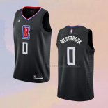 Camiseta Los Angeles Clippers Russell Westbrook NO 0 Statement 2022-23 Negro