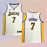 Camiseta Los Angeles Lakers Carmelo Anthony NO 7 Association Blanco