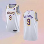 Camiseta Los Angeles Lakers Kent Bazemore NO 9 Association 2021-22 Blanco