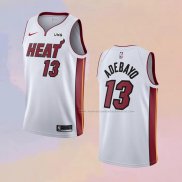 Camiseta Miami Heat Bam Adebayo NO 13 Association Blanco