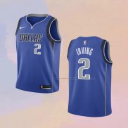 Camiseta Nino Dallas Mavericks Kyrie Irving NO 2 Icon 2022-23 Azul