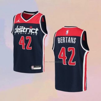 Camiseta Nino Washington Wizards Davis Bertans Association 2020-21 Azul