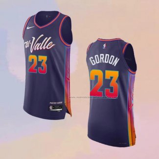 Camiseta Phoenix Suns Eric Gordon NO 23 Ciudad Autentico 2023-24 Violeta