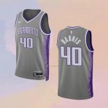 Camiseta Sacramento Kings Harrison Barnes NO 40 Ciudad 2022-23 Gris