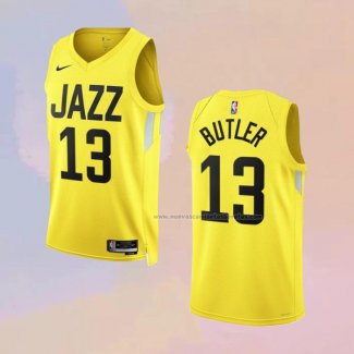 Camiseta Utah Jazz Jared Butler NO 13 Icon 2022-23 Amarillo