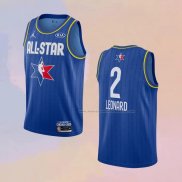 Camiseta All Star 2020 Los Angeles Clippers Kawhi Leonard NO 2 Azul