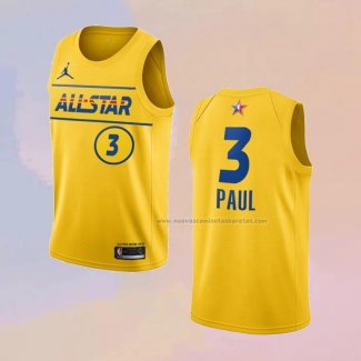 Camiseta All Star 2021 Phoenix Suns Chris Paul NO 3 Oro