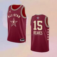 Camiseta All Star 2024 Los Angeles Lakers Austin Reaves NO 15 Rojo