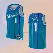 Camiseta Charlotte Hornets LaMelo Ball NO 1 Ciudad 2022-23 Azul