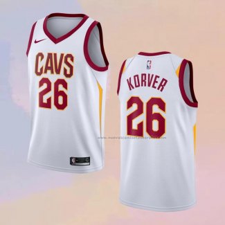 Camiseta Cleveland Cavaliers Kyle Korver NO 26 Association Blanco