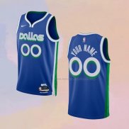 Camiseta Dallas Mavericks Personalizada Ciudad 2022-23 Azul