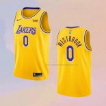 Camiseta Los Angeles Lakers Russell Westbrook NO 0 Icon 2020 Amarillo