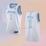 Camiseta Los Angeles Lakers Trevor Ariza NO 1 Ciudad 2021-22 Blanco