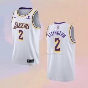 Camiseta Los Angeles Lakers Wayne Ellington NO 2 Association 2021-22 Blanco